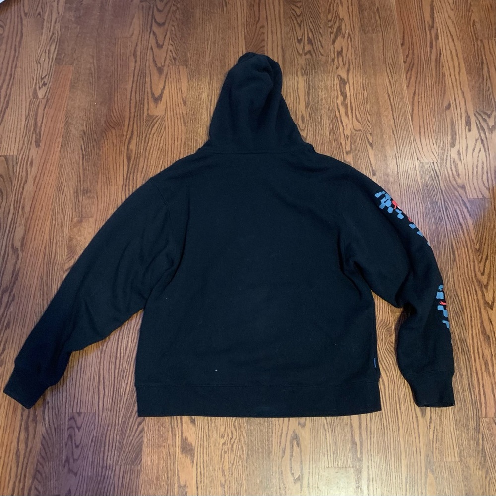 Vans “Off The Wall” x Krooked By Natas Kaupas for Ray Barbee Large Black Hoodie - Picture 2 of 3